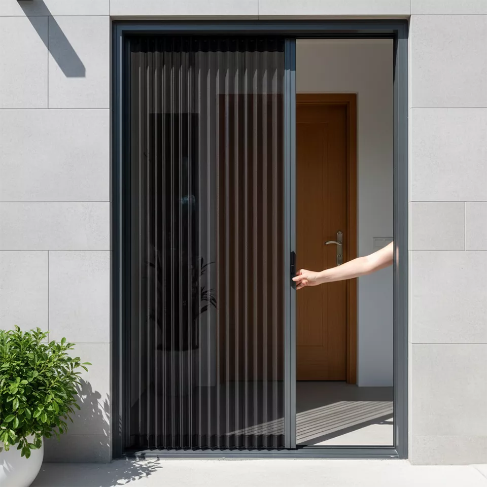 Custom Pleated & Sliding Safety Doors