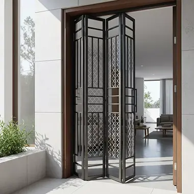 Bi-fold Grill Door