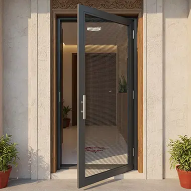 Openable Mesh Door