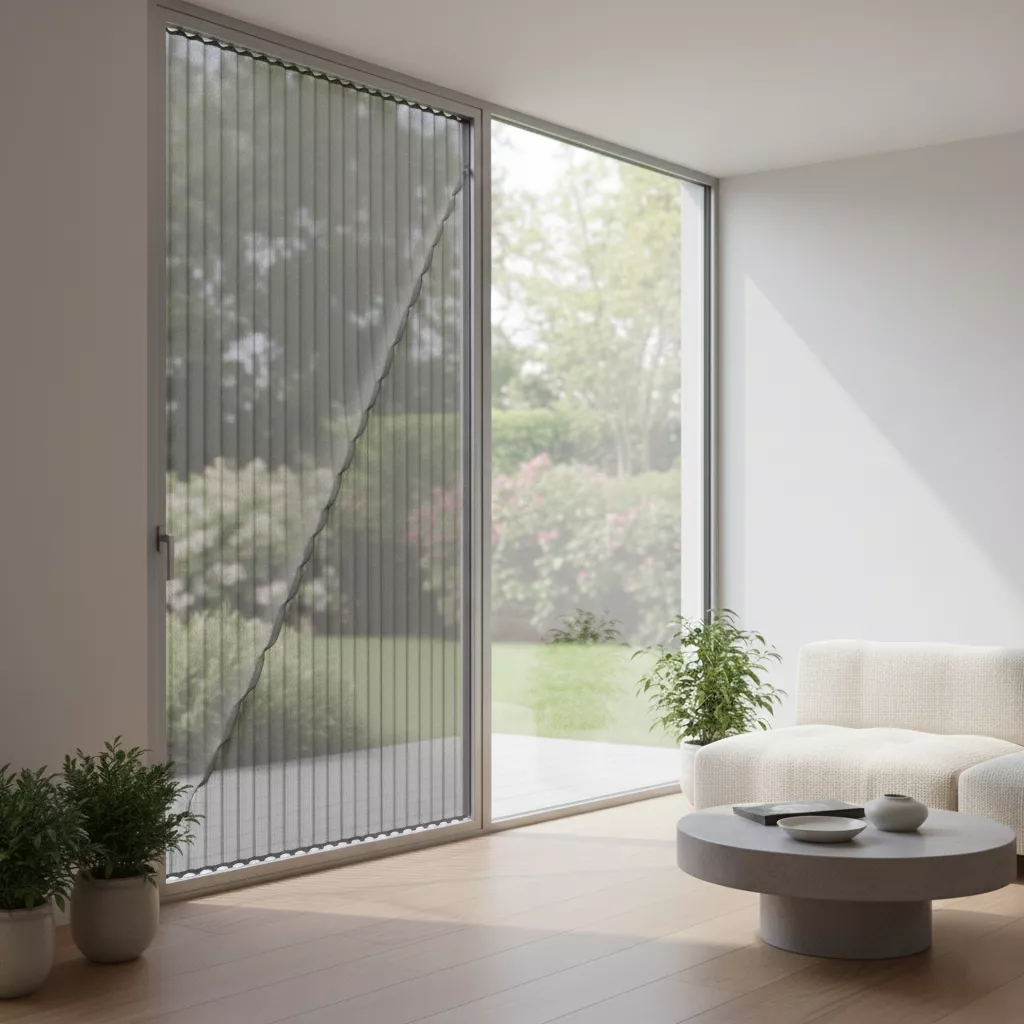 Custom Pleated Sliding Safety Doors