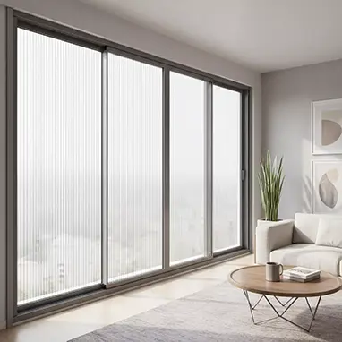 Sliding Pleated Screens for Windows